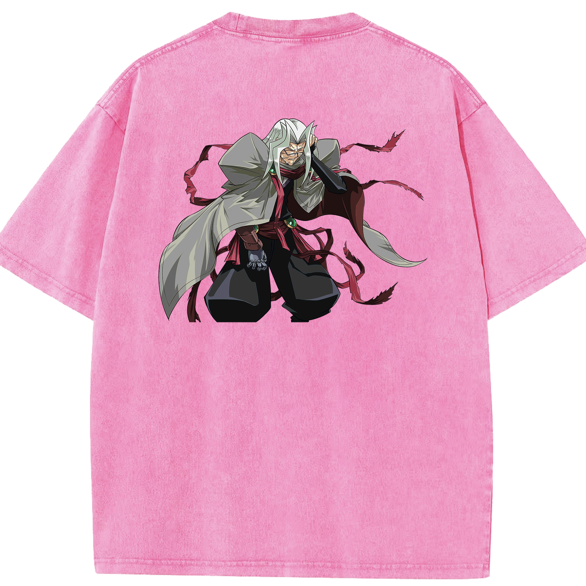 （画像用） 遊☆戯☆王 Yu-Gi-Oh! 綿100% ヴィンテージ風 半袖Tシャツ（背面プリント）